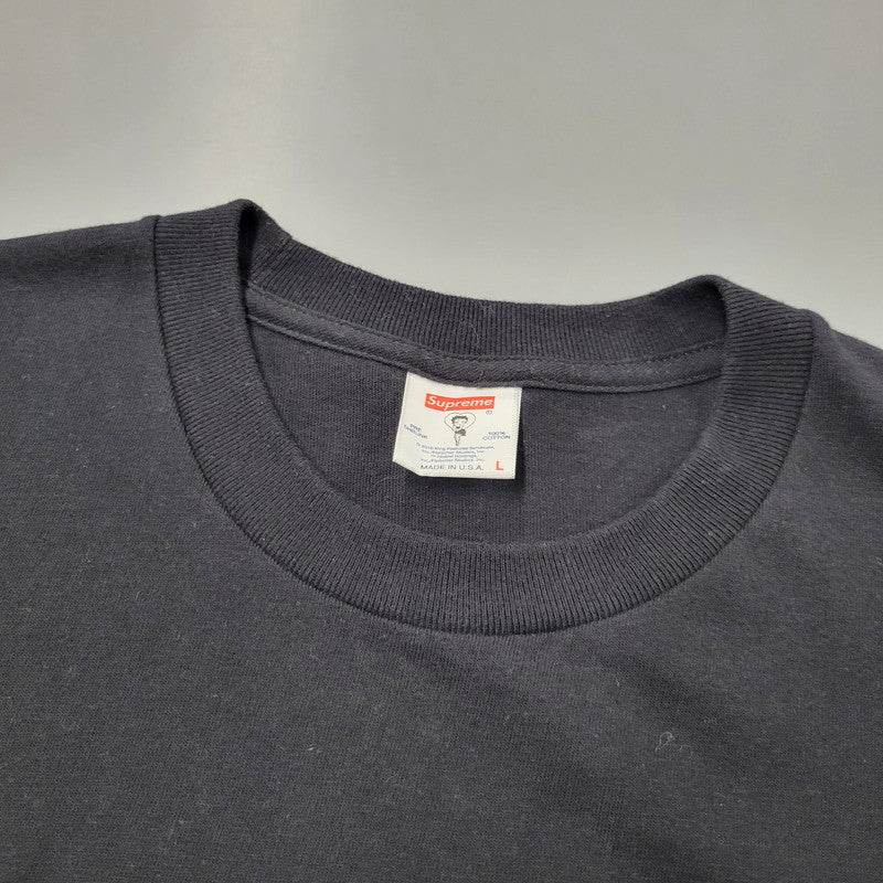 【中古品】【メンズ】 Supreme シュプリーム 16SS BETTY BOOP TEE ベティブープ Tシャツ 半袖 トップス 149-260710-ay-01-izu サイズ：L カラー：ブラック 万代Net店