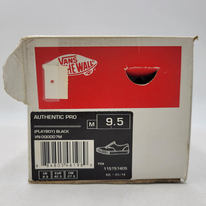 【中古品】【メンズ】 VANS バンズ × SUPREME シュプリーム × PLAYBOY プレイボーイ 14SS AUTHENTIC PRO VN-0Q0DD7M オーセンティック コラボ スニーカー シューズ 靴 162-260710-ay-04-izu サイズ：27.5cm カラー：ブラック 万代Net店