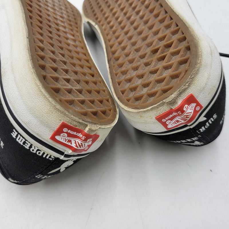 【中古品】【メンズ】 VANS バンズ × SUPREME シュプリーム × PLAYBOY プレイボーイ 14SS AUTHENTIC PRO VN-0Q0DD7M オーセンティック コラボ スニーカー シューズ 靴 162-260710-ay-04-izu サイズ：27.5cm カラー：ブラック 万代Net店