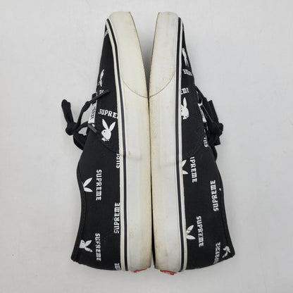 【中古品】【メンズ】 VANS バンズ × SUPREME シュプリーム × PLAYBOY プレイボーイ 14SS AUTHENTIC PRO VN-0Q0DD7M オーセンティック コラボ スニーカー シューズ 靴 162-260710-ay-04-izu サイズ：27.5cm カラー：ブラック 万代Net店