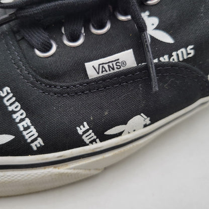 【中古品】【メンズ】 VANS バンズ × SUPREME シュプリーム × PLAYBOY プレイボーイ 14SS AUTHENTIC PRO VN-0Q0DD7M オーセンティック コラボ スニーカー シューズ 靴 162-260710-ay-04-izu サイズ：27.5cm カラー：ブラック 万代Net店