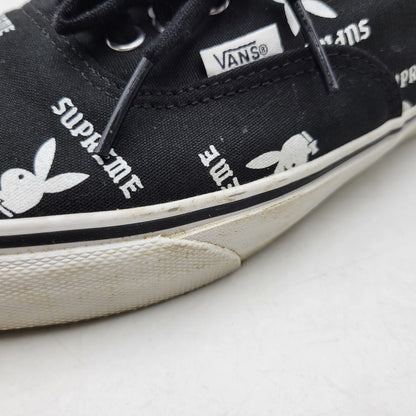 【中古品】【メンズ】 VANS バンズ × SUPREME シュプリーム × PLAYBOY プレイボーイ 14SS AUTHENTIC PRO VN-0Q0DD7M オーセンティック コラボ スニーカー シューズ 靴 162-260710-ay-04-izu サイズ：27.5cm カラー：ブラック 万代Net店