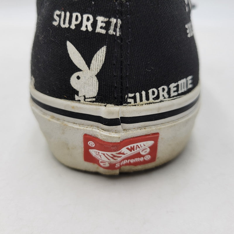 【中古品】【メンズ】 VANS バンズ × SUPREME シュプリーム × PLAYBOY プレイボーイ 14SS AUTHENTIC PRO VN-0Q0DD7M オーセンティック コラボ スニーカー シューズ 靴 162-260710-ay-04-izu サイズ：27.5cm カラー：ブラック 万代Net店
