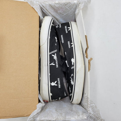 【中古品】【メンズ】 VANS バンズ × SUPREME シュプリーム × PLAYBOY プレイボーイ 14SS AUTHENTIC PRO VN-0Q0DD7M オーセンティック コラボ スニーカー シューズ 靴 162-260710-ay-04-izu サイズ：27.5cm カラー：ブラック 万代Net店