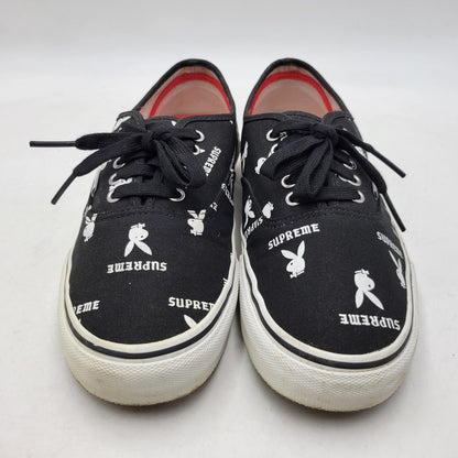 【中古品】【メンズ】 VANS バンズ × SUPREME シュプリーム × PLAYBOY プレイボーイ 14SS AUTHENTIC PRO VN-0Q0DD7M オーセンティック コラボ スニーカー シューズ 靴 162-260710-ay-04-izu サイズ：27.5cm カラー：ブラック 万代Net店