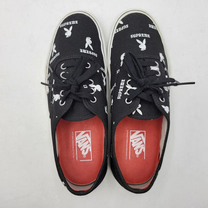 【中古品】【メンズ】 VANS バンズ × SUPREME シュプリーム × PLAYBOY プレイボーイ 14SS AUTHENTIC PRO VN-0Q0DD7M オーセンティック コラボ スニーカー シューズ 靴 162-260710-ay-04-izu サイズ：27.5cm カラー：ブラック 万代Net店