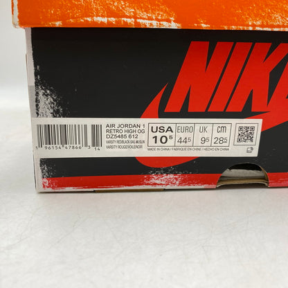 【中古美品】【メンズ】 NIKE ナイキ AIR JORDAN 1 RETRO HIGH OG DZ5485-612 エア ジョーダン 1 レトロ ハイ OG スニーカー 靴 160-260711-as-11-izu サイズ：28.5cm カラー：VARSITY RED/BLACK-SAIL-MUSLIN 万代Net店