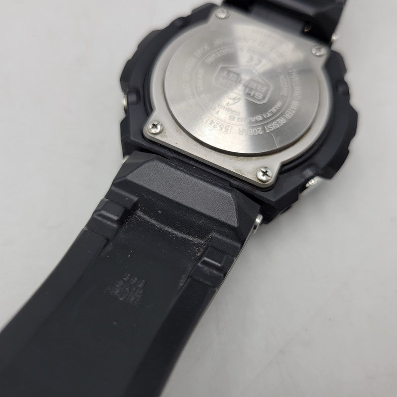 【中古品】【メンズ/レディース】 G-SHOCK ジーショック SOLAR ANALOG WATCH GST-W300G ソーラー アナログ ウォッチ 腕時計 196-260710-ay-07-izu サイズ：55.9 × 49.3 × 15.3 mm カラー：ブラック×ブルー 万代Net店