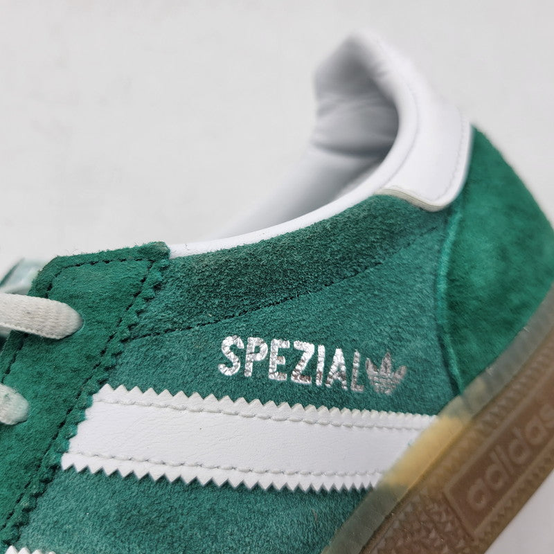 【中古品】【メンズ】 adidas アディダス HANDBALL SPEZIAL IF8913 ハンドボール スペツィアル スニーカー シューズ 靴 161-260715-as-16-izu サイズ：26.5cm カラー：CGREEN/FTWWHT/GUM4 万代Net店