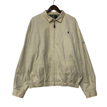 【中古品】【メンズ】 POLO BY RALPH LAUREN ポロバイラルフローレン チンストラップ CHECKLINER SWING TOP チェックライナー スウィング トップ アウター 146-260711-cs-04-izu サイズ：L カラー：アイボリー 万代Net店