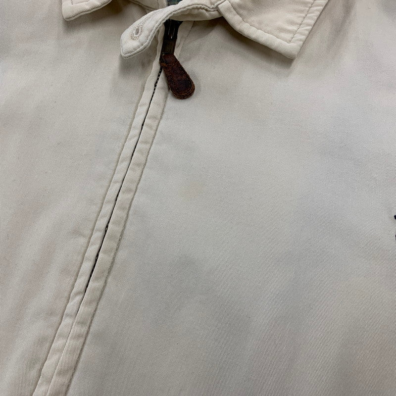 【中古品】【メンズ】 POLO BY RALPH LAUREN ポロバイラルフローレン チンストラップ CHECKLINER SWING TOP チェックライナー スウィング トップ アウター 146-260711-cs-04-izu サイズ：L カラー：アイボリー 万代Net店