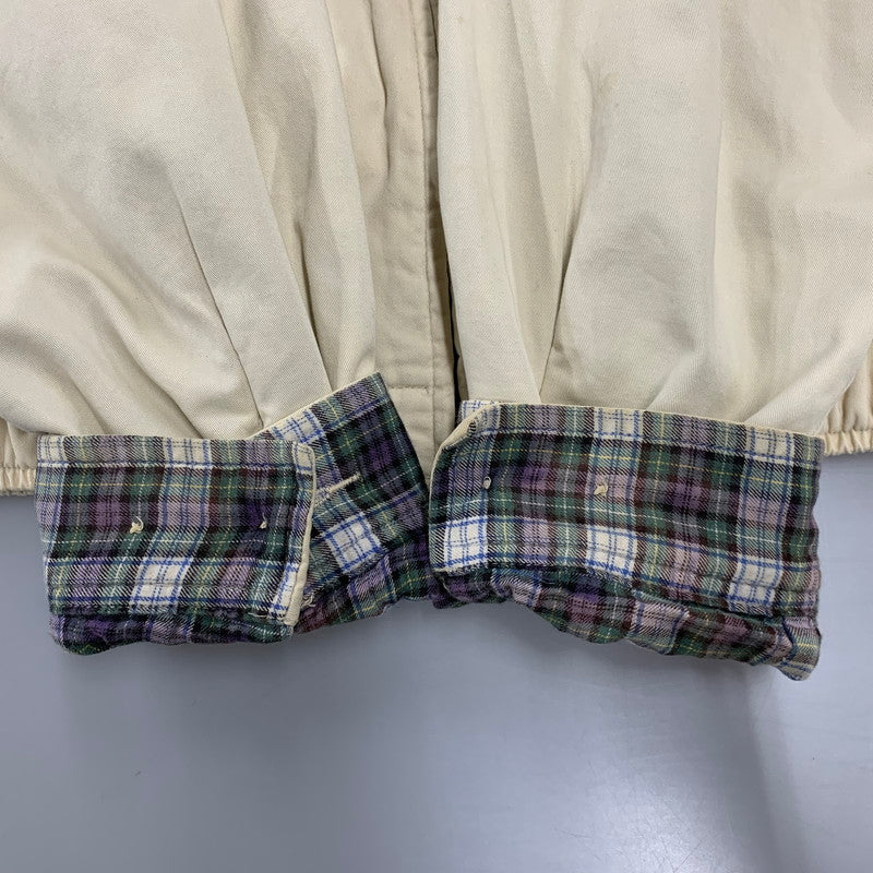 【中古品】【メンズ】 POLO BY RALPH LAUREN ポロバイラルフローレン チンストラップ CHECKLINER SWING TOP チェックライナー スウィング トップ アウター 146-260711-cs-04-izu サイズ：L カラー：アイボリー 万代Net店