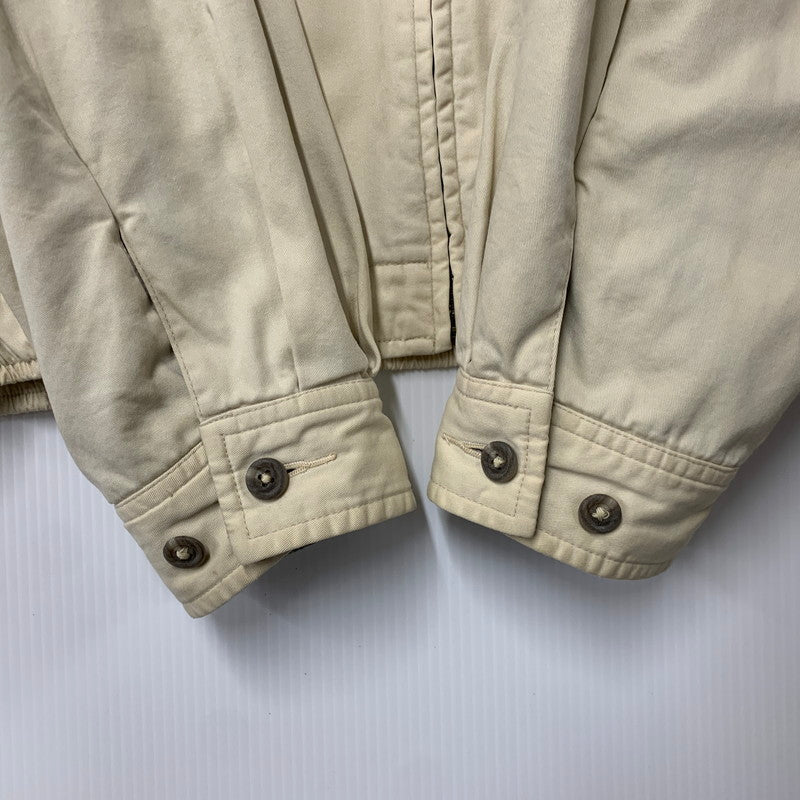 【中古品】【メンズ】 POLO BY RALPH LAUREN ポロバイラルフローレン チンストラップ CHECKLINER SWING TOP チェックライナー スウィング トップ アウター 146-260711-cs-04-izu サイズ：L カラー：アイボリー 万代Net店