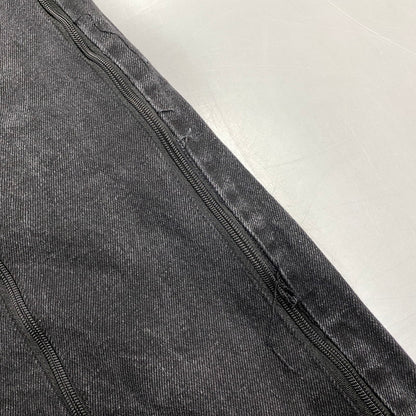 【中古品】【メンズ】 USED REMAKE TRACK DENIM PANTS リメイク トラック パンツ ボトムス ズボン 157-260710-cs-01-izu カラー：ブラック×ブルー 万代Net店