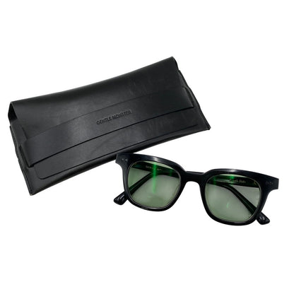【現状渡し品】【メンズ/レディース】 GENTLE MONSTER ジェントルモンスター SOUTH SIDE SUNGLASSES サウスサイド サングラス 203-260711-as-18-izu サイズ：48□22-152 カラー：ブラック×グリーン系 万代Net店