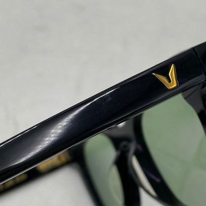 【現状渡し品】【メンズ/レディース】 GENTLE MONSTER ジェントルモンスター SOUTH SIDE SUNGLASSES サウスサイド サングラス 203-260711-as-18-izu サイズ：48□22-152 カラー：ブラック×グリーン系 万代Net店