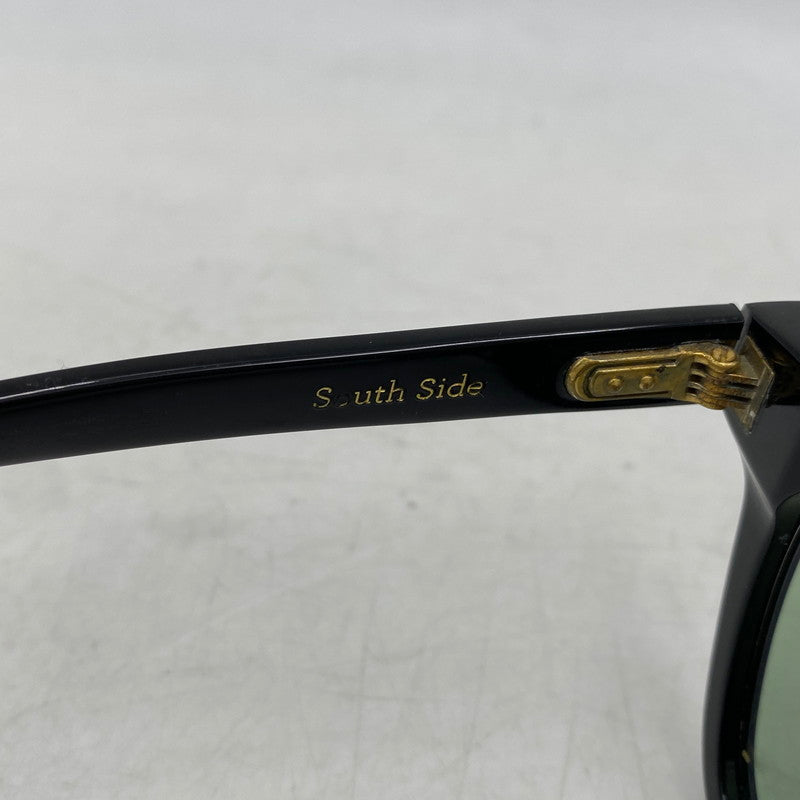 【現状渡し品】【メンズ/レディース】 GENTLE MONSTER ジェントルモンスター SOUTH SIDE SUNGLASSES サウスサイド サングラス 203-260711-as-18-izu サイズ：48□22-152 カラー：ブラック×グリーン系 万代Net店