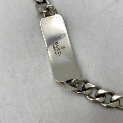 【中古品】【メンズ/レディース】 GUCCI グッチ GG BEE ENGRAVED BRACELET チェーンブレスレット アクセサリー 182-260711-as-15-izu カラー：シルバー 万代Net店