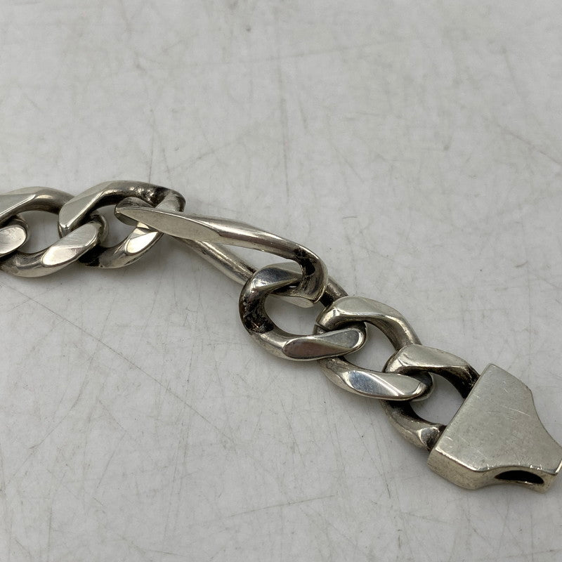【中古品】【メンズ/レディース】 GUCCI グッチ GG BEE ENGRAVED BRACELET チェーンブレスレット アクセサリー 182-260711-as-15-izu カラー：シルバー 万代Net店