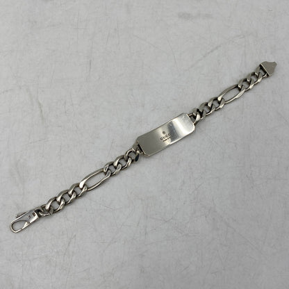 【中古品】【メンズ/レディース】 GUCCI グッチ GG BEE ENGRAVED BRACELET チェーンブレスレット アクセサリー 182-260711-as-15-izu カラー：シルバー 万代Net店