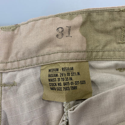 【中古品】【メンズ】 US.ARMY アメリカ軍 8415-01-327-5335 COMBAT TROUSERS コンバット トラウザー パンツ ボトムス 157-260715-kh-10-izu サイズ：M-R カラー：マルチ 万代Net店