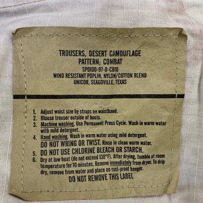 【中古品】【メンズ】 US.ARMY アメリカ軍 8415-01-327-5335 COMBAT TROUSERS コンバット トラウザー パンツ ボトムス 157-260715-kh-10-izu サイズ：M-R カラー：マルチ 万代Net店