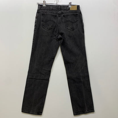 【中古品】【メンズ】 LEE リー 先染め DENIM PANTS デニム パンツ ボトムス 157-260716-kh-01-izu サイズ：34×32 カラー：ブラック 万代Net店