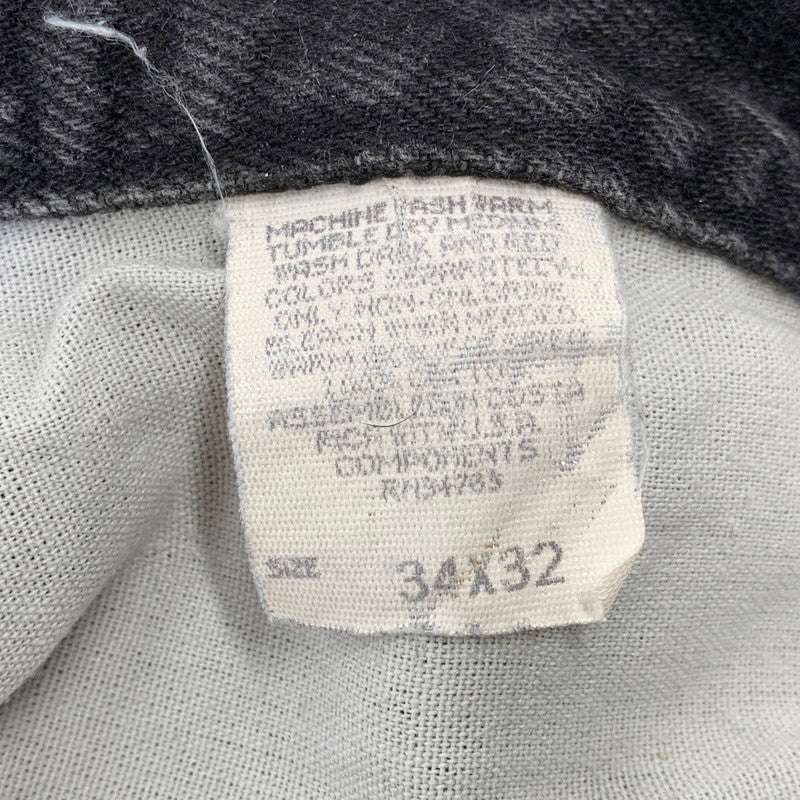 【中古品】【メンズ】 LEE リー 先染め DENIM PANTS デニム パンツ ボトムス 157-260716-kh-01-izu サイズ：34×32 カラー：ブラック 万代Net店