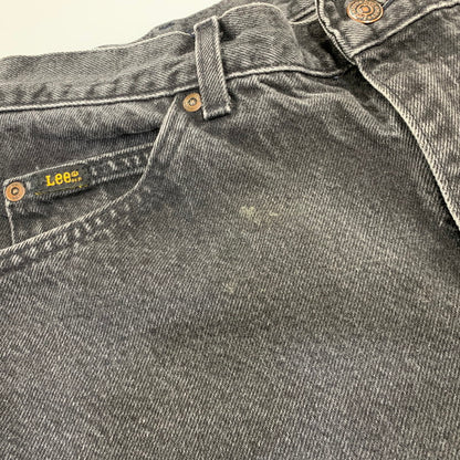 【中古品】【メンズ】 LEE リー 先染め DENIM PANTS デニム パンツ ボトムス 157-260716-kh-01-izu サイズ：34×32 カラー：ブラック 万代Net店