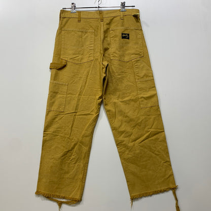 【現状渡し品】【メンズ】 STAN RAY スタンレイ USA製 PAINTER PANTS ペインター パンツ ボトムス 157-260716-kh-06-izu サイズ：34×34 カラー：イエロー系 万代Net店