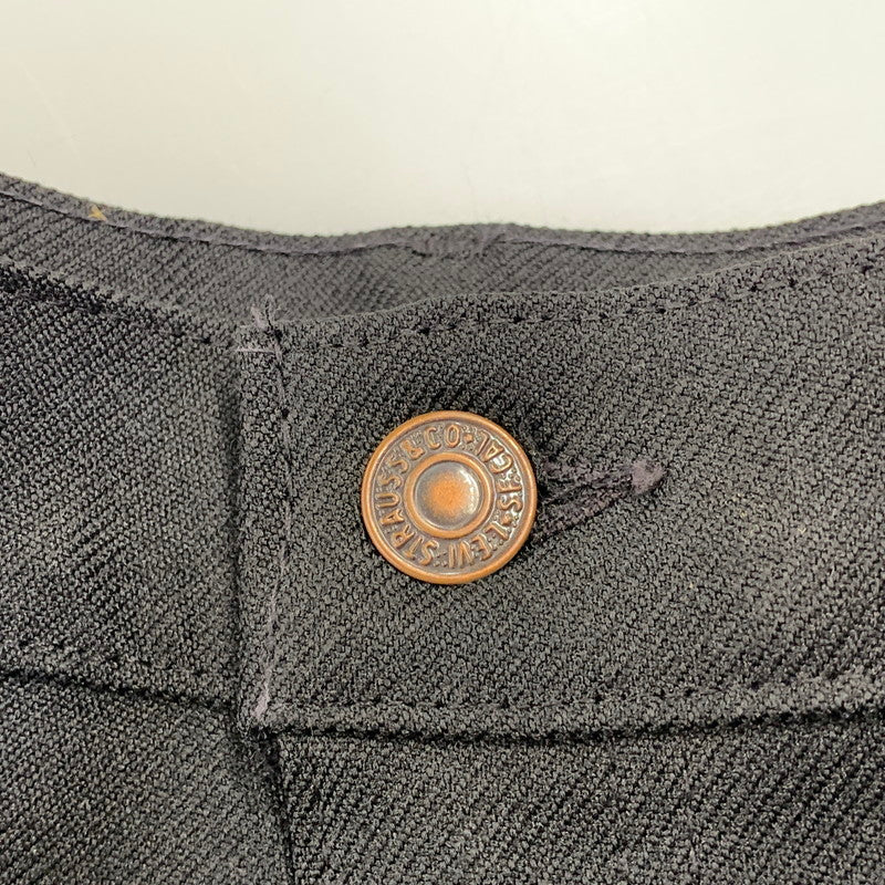 【中古品】【メンズ】 LEVI'S リーバイス 10517-6159 刻印882 USA製 STA-PREST BUUTS CUT SLACKS スタプレスト ブーツカット スラックス パンツ ボトムス 157-260716-kh-04-izu サイズ：36×32 カラー：ブラック 万代Net店