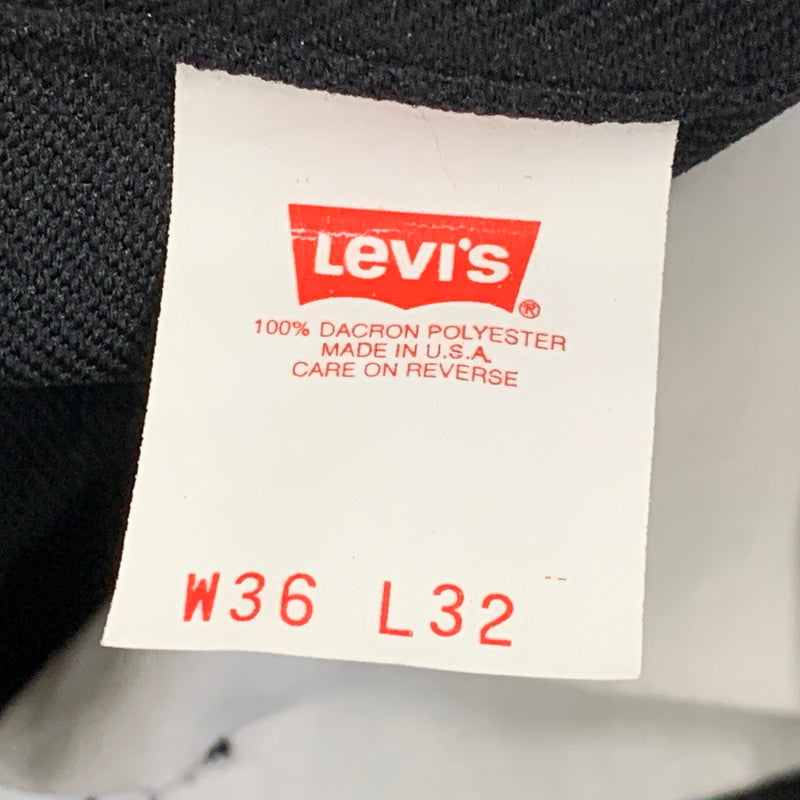 【中古品】【メンズ】 LEVI'S リーバイス 10517-6159 刻印882 USA製 STA-PREST BUUTS CUT SLACKS スタプレスト ブーツカット スラックス パンツ ボトムス 157-260716-kh-04-izu サイズ：36×32 カラー：ブラック 万代Net店