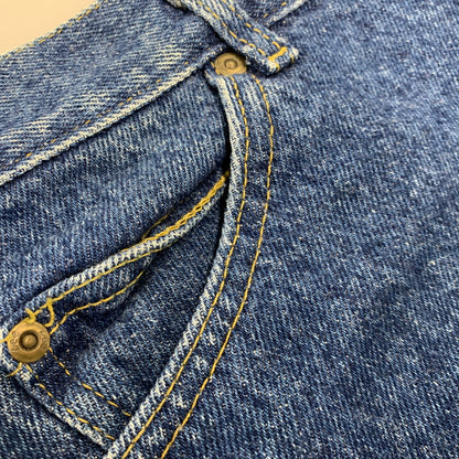 【中古品】【メンズ】 LEE リー 209-0144 RIDERS USA製 PEPPER WASH REGULAR FIT STRAIGHT LEG DENIM PANTS ストレート レッグ デニム パンツ 157-260716-kh-08-izu サイズ：34×36 カラー：インディゴ 万代Net店