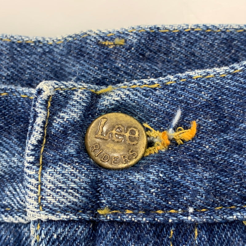 【中古品】【メンズ】 LEE リー 209-0144 RIDERS USA製 PEPPER WASH REGULAR FIT STRAIGHT LEG DENIM PANTS ストレート レッグ デニム パンツ 157-260716-kh-08-izu サイズ：34×36 カラー：インディゴ 万代Net店