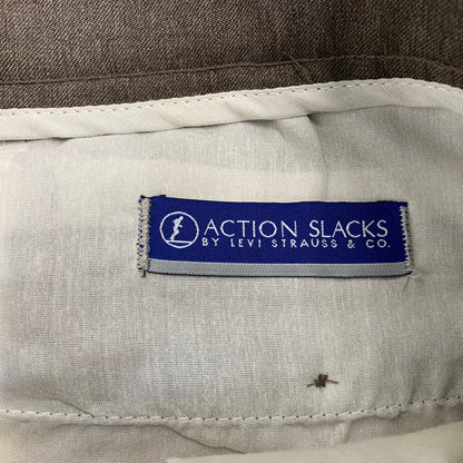 【中古品】【メンズ】 LEVI'S リーバイス ACTION SLACKS ドミニカ製 SLACKS PANTS スラックス パンツ ボトムス 157-260716-kh-09-izu サイズ：36×32 カラー：ブラウン 万代Net店