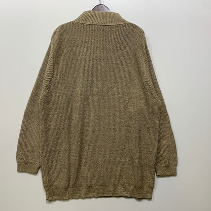 【中古品】【メンズ】 EDDIE BAUER エディー・バウアー USA製 アクリル混 HALF ZIP KNIT SWEATER ハーフ ジップ ニット セーター トップス 146-260716-kh-12-izu サイズ：XL カラー：ベージュ 万代Net店