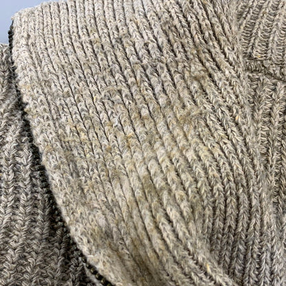 【中古品】【メンズ】 EDDIE BAUER エディー・バウアー USA製 アクリル混 HALF ZIP KNIT SWEATER ハーフ ジップ ニット セーター トップス 146-260716-kh-12-izu サイズ：XL カラー：ベージュ 万代Net店