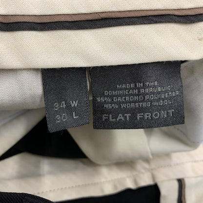 【中古品】【メンズ】 SLATES スレイツ 10881-2158 SLACKS PANTS スラックス パンツ ボトムス 157-260716-kh-07-izu サイズ：34×30 カラー：ブラック 万代Net店