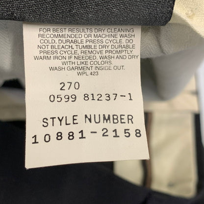 【中古品】【メンズ】 SLATES スレイツ 10881-2158 SLACKS PANTS スラックス パンツ ボトムス 157-260716-kh-07-izu サイズ：34×30 カラー：ブラック 万代Net店