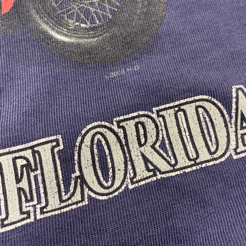 【中古品】【メンズ】 HARLEY-DAVIDSON ハーレーダビッドソン USA製 c2008 FT.LAUDERDALE FLORIDA SS TEE ショートスリーブ Tシャツ トップス 146-260715-kh-06-izu サイズ：XL カラー：ネイビー 万代Net店