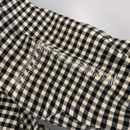 【中古品】【メンズ】 RALPH LAUREN ラルフローレン CLASSIC FIT GINGHAM CHECK L S SHIRT クラシック フィット ギンガムチェック ロングスリーブ シャツ 長袖 トップス 146-260728-ay-08-izu サイズ：L カラー：ブラック×ホワイト 万代Net店