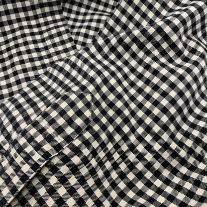 【中古品】【メンズ】 RALPH LAUREN ラルフローレン CLASSIC FIT GINGHAM CHECK L S SHIRT クラシック フィット ギンガムチェック ロングスリーブ シャツ 長袖 トップス 146-260728-ay-08-izu サイズ：L カラー：ブラック×ホワイト 万代Net店