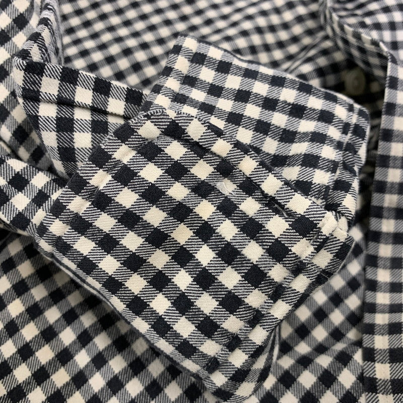 【中古品】【メンズ】 RALPH LAUREN ラルフローレン CLASSIC FIT GINGHAM CHECK L S SHIRT クラシック フィット ギンガムチェック ロングスリーブ シャツ 長袖 トップス 146-260728-ay-08-izu サイズ：L カラー：ブラック×ホワイト 万代Net店
