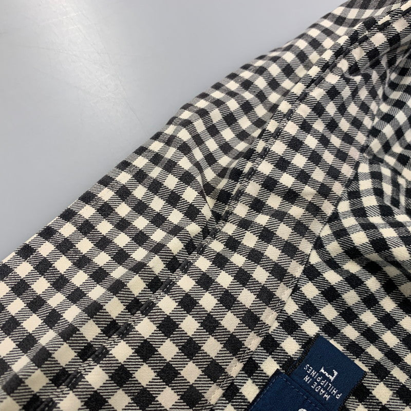【中古品】【メンズ】 RALPH LAUREN ラルフローレン CLASSIC FIT GINGHAM CHECK L S SHIRT クラシック フィット ギンガムチェック ロングスリーブ シャツ 長袖 トップス 146-260728-ay-08-izu サイズ：L カラー：ブラック×ホワイト 万代Net店