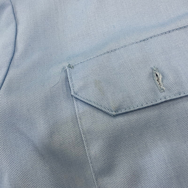 【中古品】【メンズ】 BIG BEN BY WRANGLER ビッグベン バイ ラングラー USA製 SS WORK SHIRT ショートスリーブ ワーク シャツ トップス 146-260715-kh-01-izu サイズ：L カラー：ライトブルー 万代Net店