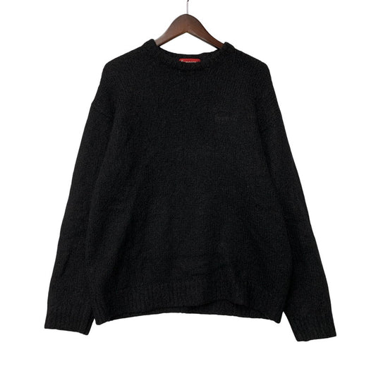 【中古品】【メンズ】 SUPREME シュプリーム BRUSHED MOHAIR SWEATER ブラッシュド モヘア セーター トップス 長袖 149-260711-cs-09-izu サイズ：M カラー：ブラック 万代Net店