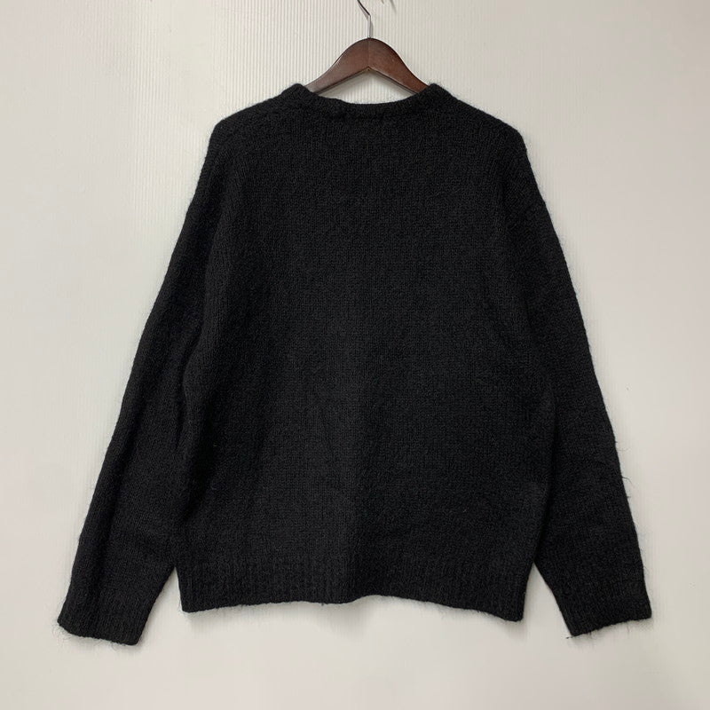 【中古品】【メンズ】 SUPREME シュプリーム BRUSHED MOHAIR SWEATER ブラッシュド モヘア セーター トップス 長袖 149-260711-cs-09-izu サイズ：M カラー：ブラック 万代Net店