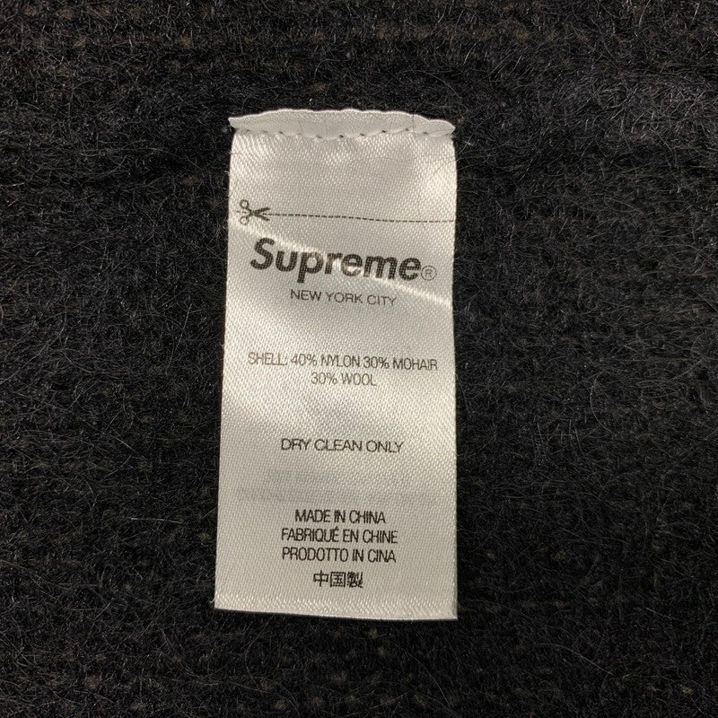 【中古品】【メンズ】 SUPREME シュプリーム BRUSHED MOHAIR SWEATER ブラッシュド モヘア セーター トップス 長袖 149-260711-cs-09-izu サイズ：M カラー：ブラック 万代Net店