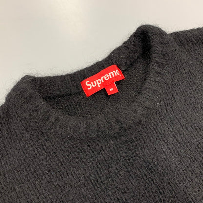 【中古品】【メンズ】 SUPREME シュプリーム BRUSHED MOHAIR SWEATER ブラッシュド モヘア セーター トップス 長袖 149-260711-cs-09-izu サイズ：M カラー：ブラック 万代Net店
