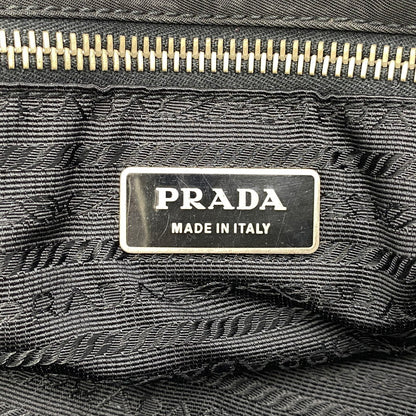 【現状渡し品】【メンズ/レディース】 PRADA プラダ TESSUTO PLATE HAND BAG テスート プレート ハンドバッグ カバン 鞄 180-260711-as-03-izu カラー：ブラック 万代Net店